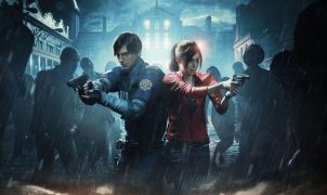 Leon and Claire in RE2 Takes Second In Our top horror games of the 2010s